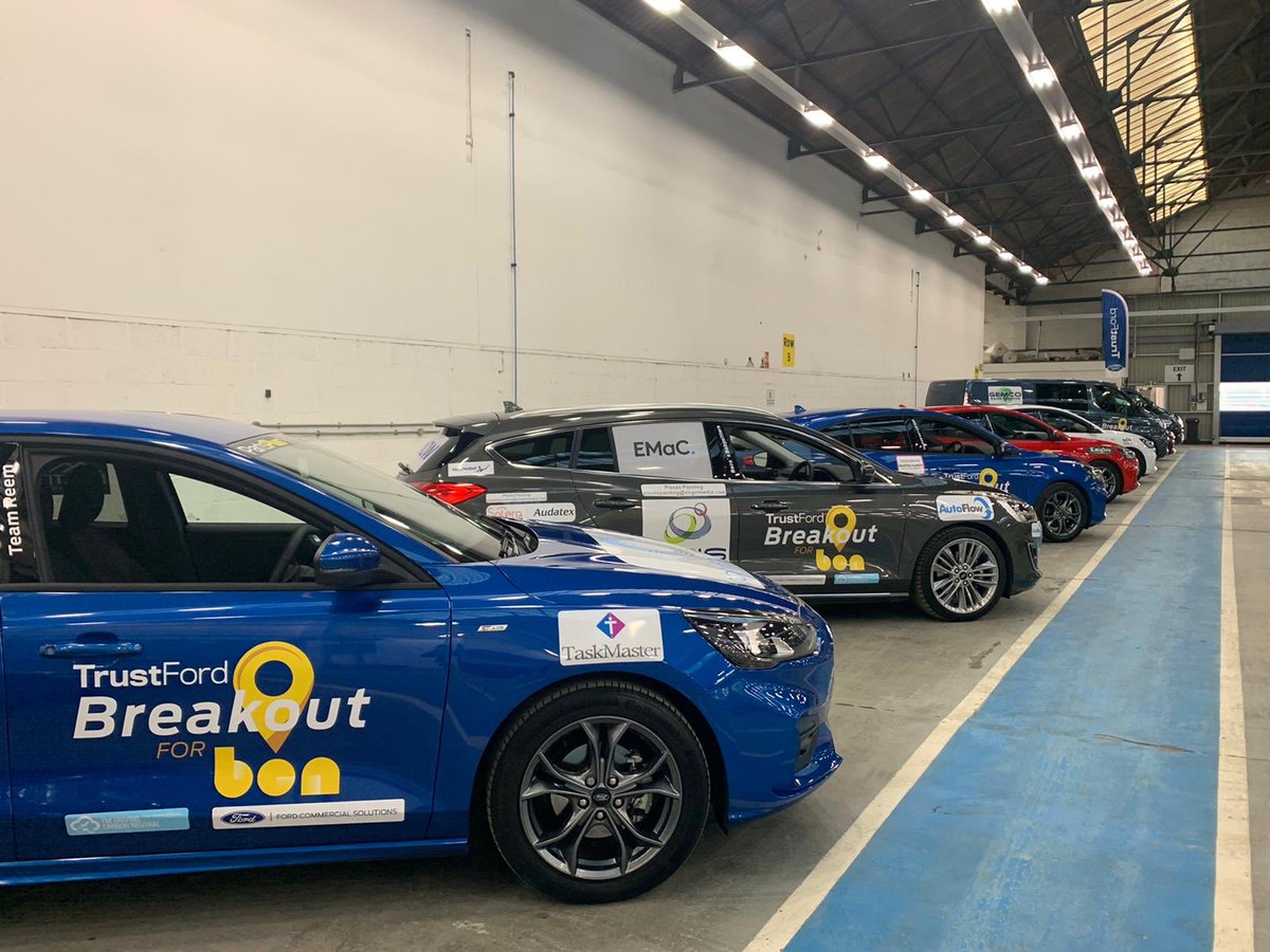 TrustFordUK's tweet photo. #BreakoutForBen 2019 - We’ve been looking forward to this for a while. Who’s ready? We are! @BenSupport4Auto https://t.co/r9TVk66JZ1