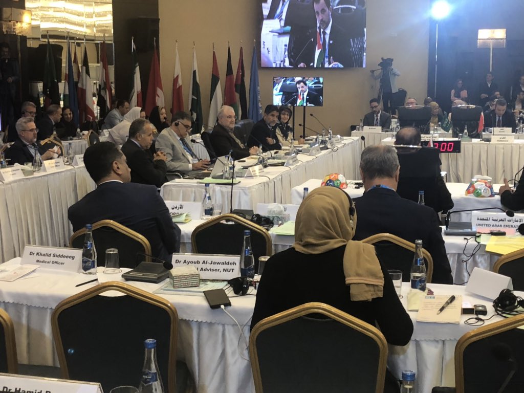 WHOEMRO's tweet photo. #EMRC66 Members renewed commitment to:
➡️#BestNCDs
➡️Strengthen hospital sector 
➡️Response to substance use
➡️Develop evidence-informed policy-making
➡️Ending newborns, child&amp; adolescents death
➡️Strengthen nurse workforce 

They adopted Regional Director’s annual report 2018 https://t.co/5J42v7XKyK