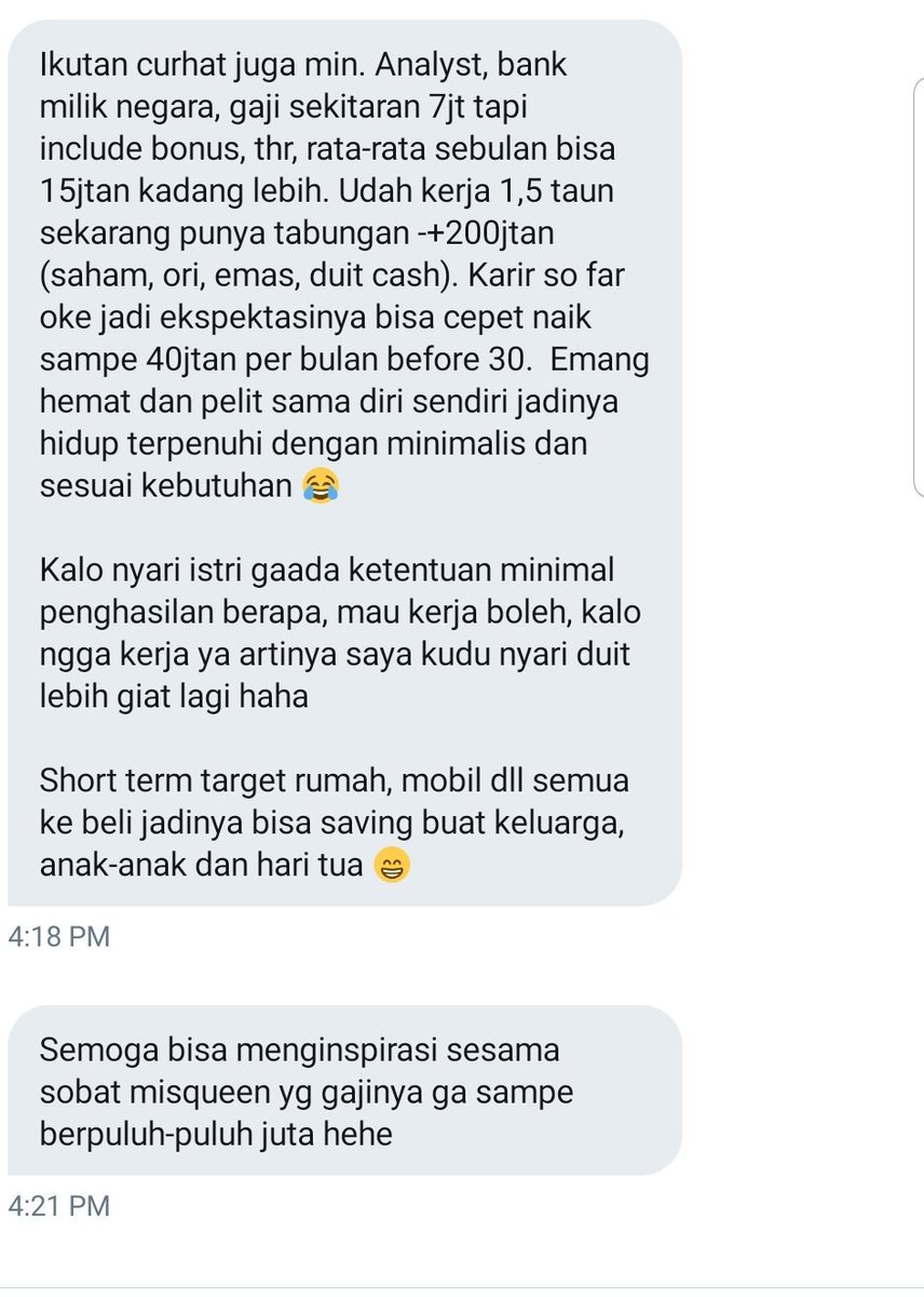 Ini yg gajinya gak nyampe 2 digit tapi pinter ngatur duit.