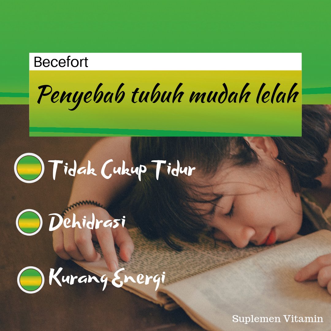 Apakah akhir-akhir ini Anda cepat merasa capek atau lelah yang diselingi dengan menguap saat beraktivitas. Bisa jadi, rasa kantuk yang terjadi karena Anda tidak cukup tidur, Dehidrasi, atau bahkan kekurangan energi. 

#becefort
#suplemenvitamin
#staminaOK
#kulitsehat