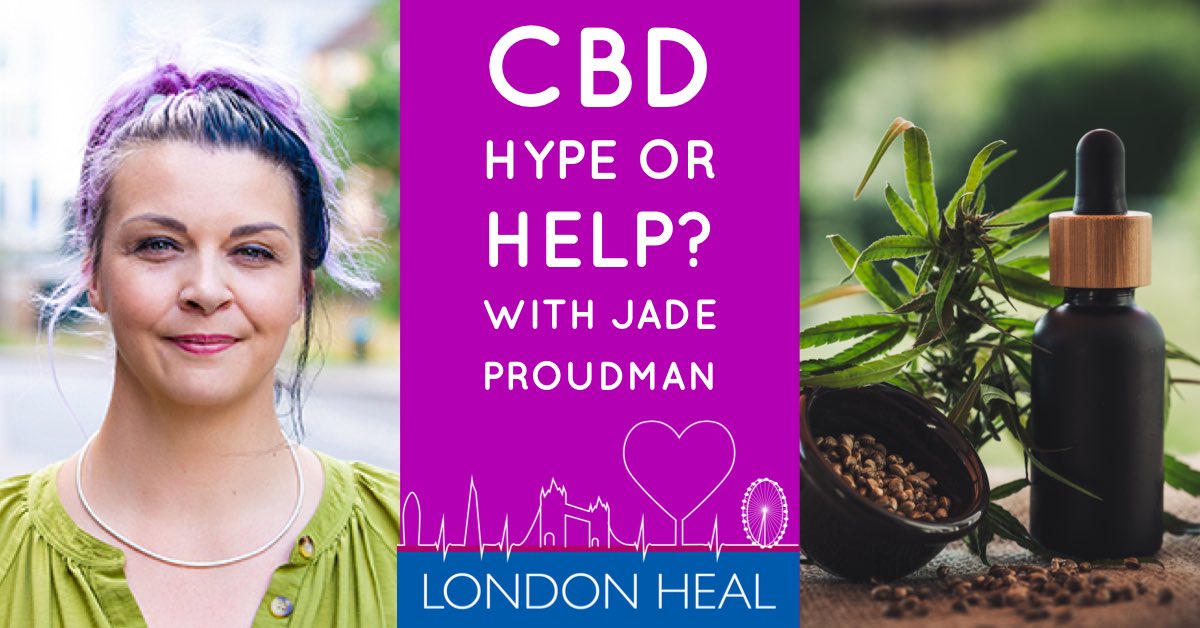 Londonheal's tweet photo. The wonderful @JadeProudman joins me this week to get the story straight on CBD. Listen on your favourite podcast app or at https://t.co/whZm5AA11k https://t.co/lSRgX8hCpo