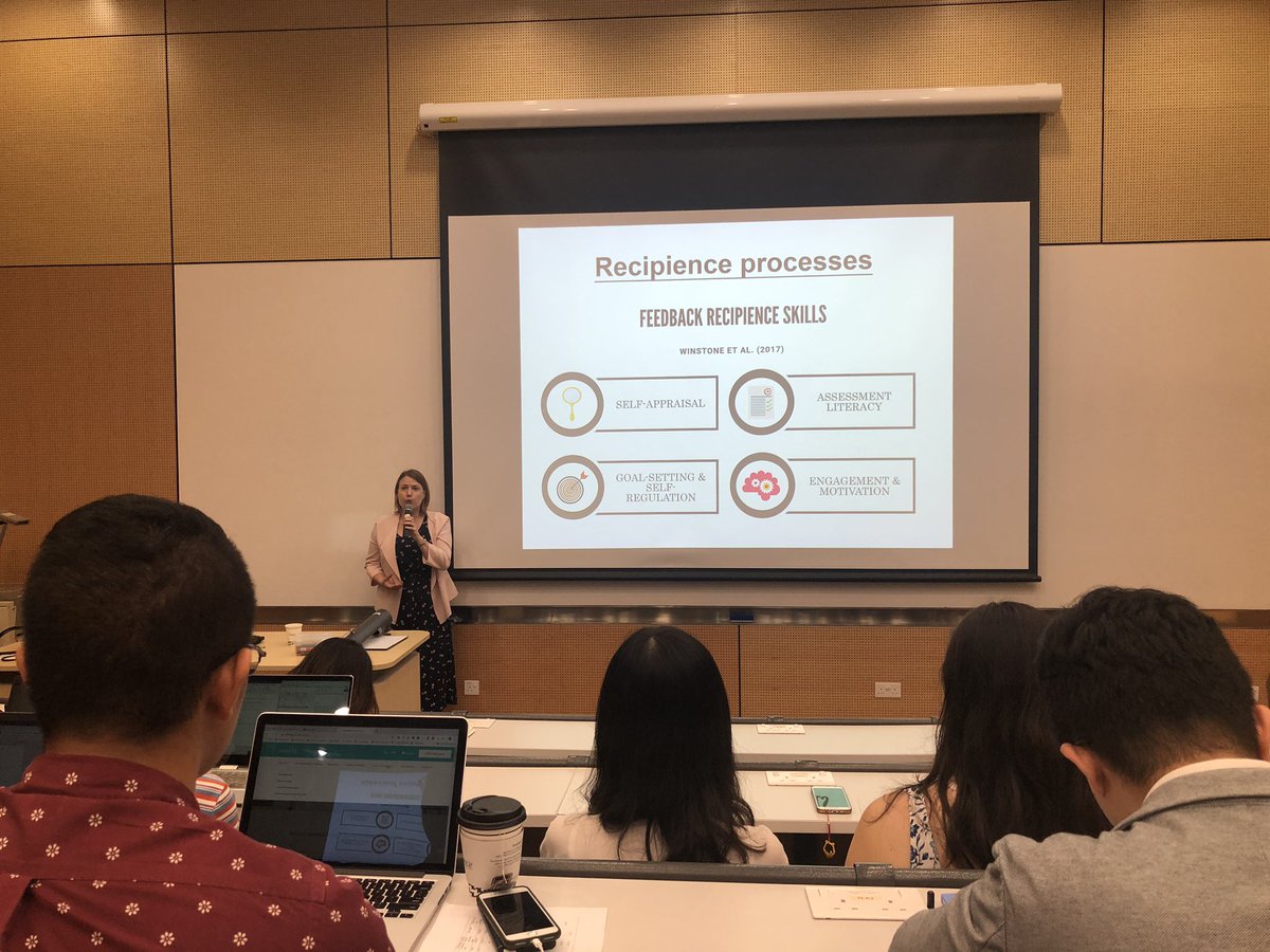 ZouTracy's tweet photo. One needs all of the four skills to make a good use of feedback. Engaging in feedback is indeed very hardwork. @DocWinstone @CarlessDavid #winstonecarless https://t.co/ocx5UoLoyT