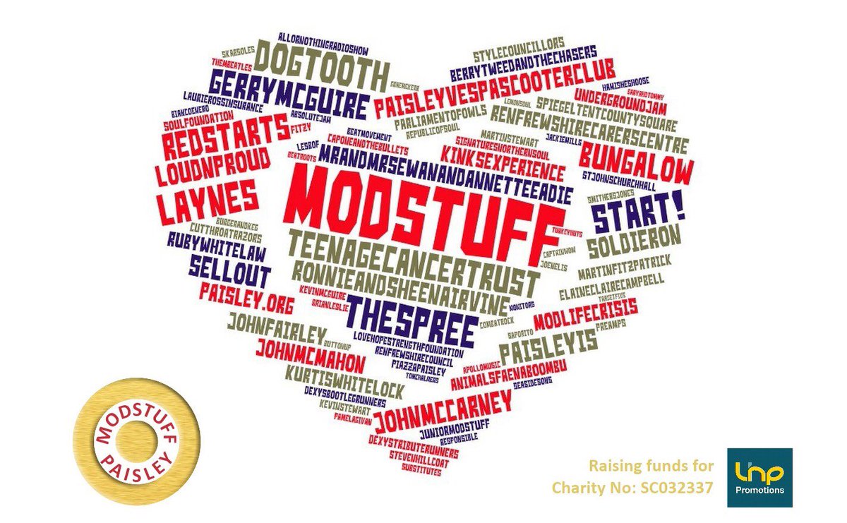 LNPPromotions's tweet image. Constructive feedback, suggestions &amp;amp; recommendations very welcome 🙏 
Please link us up with your own favourite #ModStuff

#Paisley @paisleyis @renfrewshirec