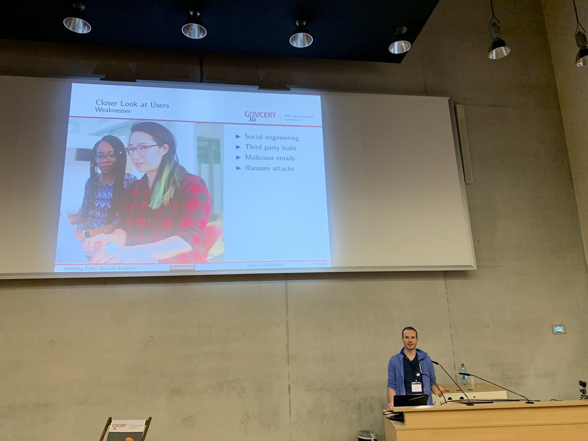 uni.lu (@uni_lu) on Twitter photo 📣 End-to-End Way of Handling #CyberSecurity Incidents
Thierry Degeling, GOVCERT.LU (<a href="/govcert_lu/">GOVCERT.LU</a>)
ℹ️ End-users, Incident Response, Internet of Things (#IoT)
#CyberDay 📣 End-to-End Way of Handling #CyberSecurity Incidents
Thierry Degeling, GOVCERT.LU (<a href="/govcert_lu/">GOVCERT.LU</a>)
ℹ️ End-users, Incident Response, Internet of Things (#IoT)
#CyberDay