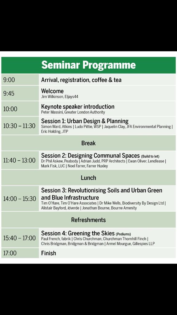 Lisaeljays's tweet photo. The @ProLandscaperUK event #FLCLondon2019 #FutureLandscape #lovelandscaping kicks off @MuseumofLondon https://t.co/ucRHRbPIhy