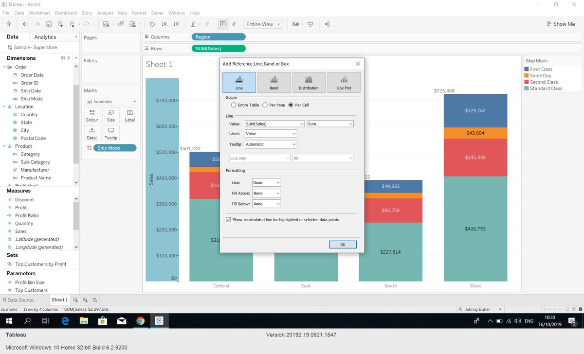 Information Lab Irl On Twitter How Do I Add Totals Labels To Stacked Bar Charts In Tableau Software Grab Yourself That Thursday Morning Coffee Take Maybe Six Minutes And Find Out Right