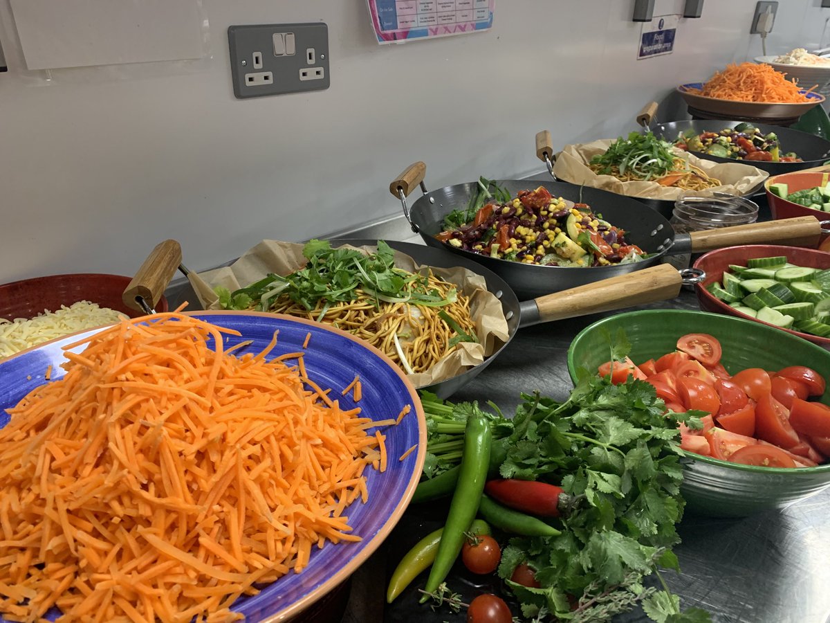 Eaton house the Manor health salad of the week! and amazing presentation our children seem to enjoy extensive ranged of salads