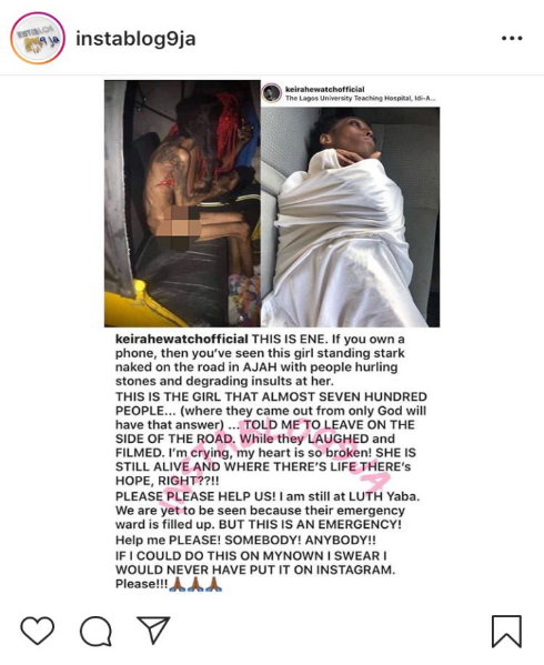 iCraze6's tweet image. Thank God for this lady, the above young lady in the photo is in LUTH at the Emergency section, pls if you’re close by find a way to assist in any little way you can #YEYEBOYFRIEND #YEYEGIRLFRIEND #saveEne