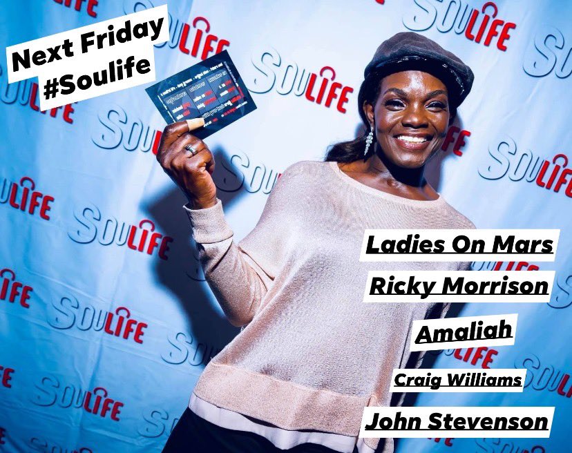 #SoulifeMonthly #LastFriday #TheBedford #Balham #DeepGrooves #OriginalVibes #FutureSoul #DiscoCuts #SoulifeLondon  @DJRickyMorrison @ladiesonmars @craigwilliamsdj 

Tixs available now Soulife.london