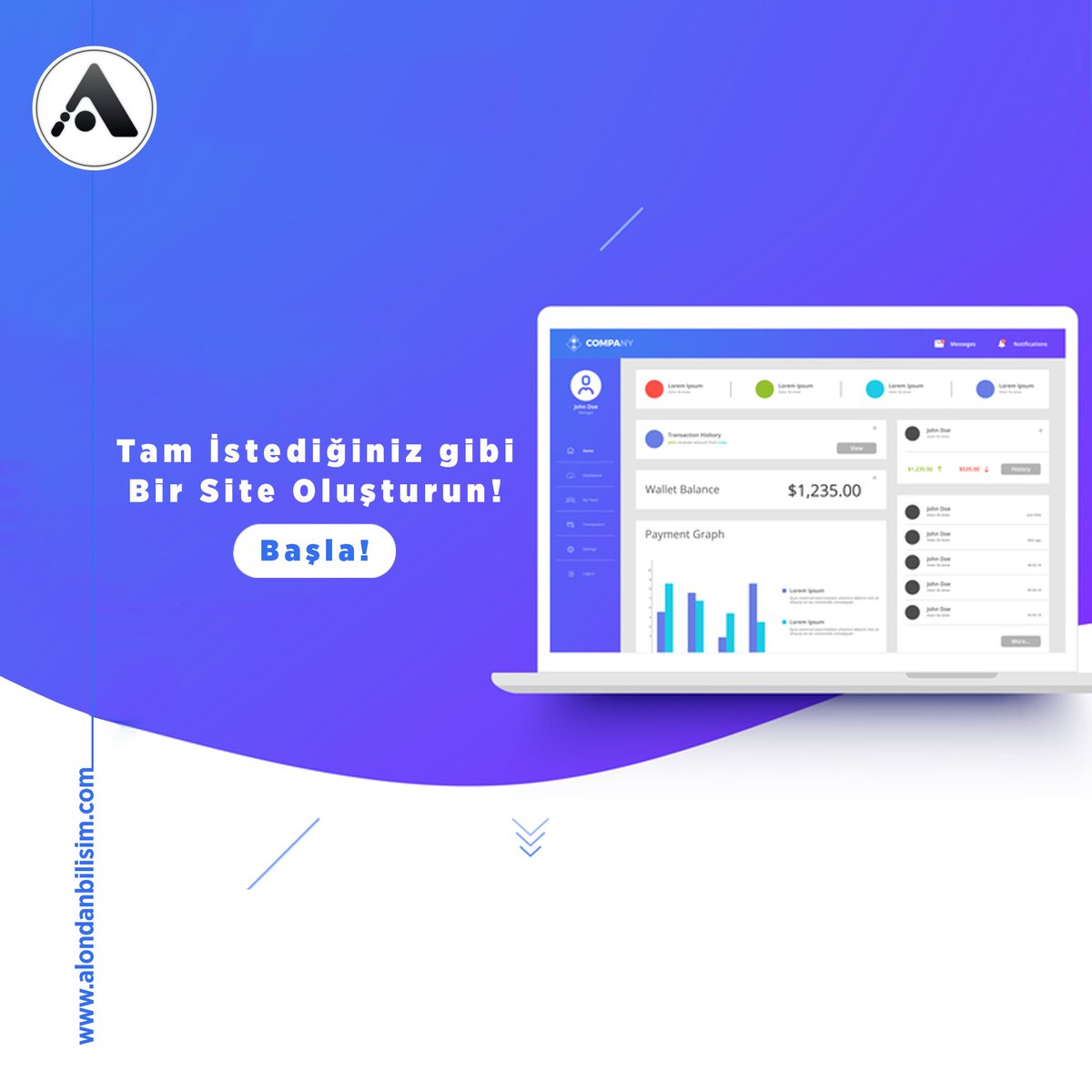 Alondanbilisim's tweet photo. Tam İstediğiniz gibi Bir site oluşturun !

#reklam #sosyalmedya #googlereklam #hedef #kitle #grafik #web #eticaret https://t.co/vyr8Ks64l5 https://t.co/H2UHlfpZhK