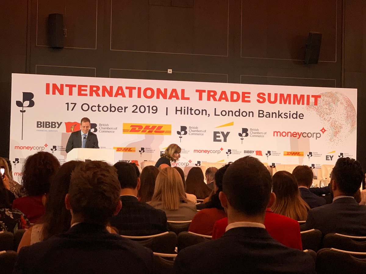 womanbitesdog's tweet photo. "There is no such thing as “getting Brexit done”. Brexit is a process not an outcome. A no deal Brexit would mean uncertainty would reign supreme." 
Dr Adam Marshall kicks off the @britishchambers International Trade Summit this morning #bccexport #International #Trade @bcctrade https://t.co/sVxBrROVo1