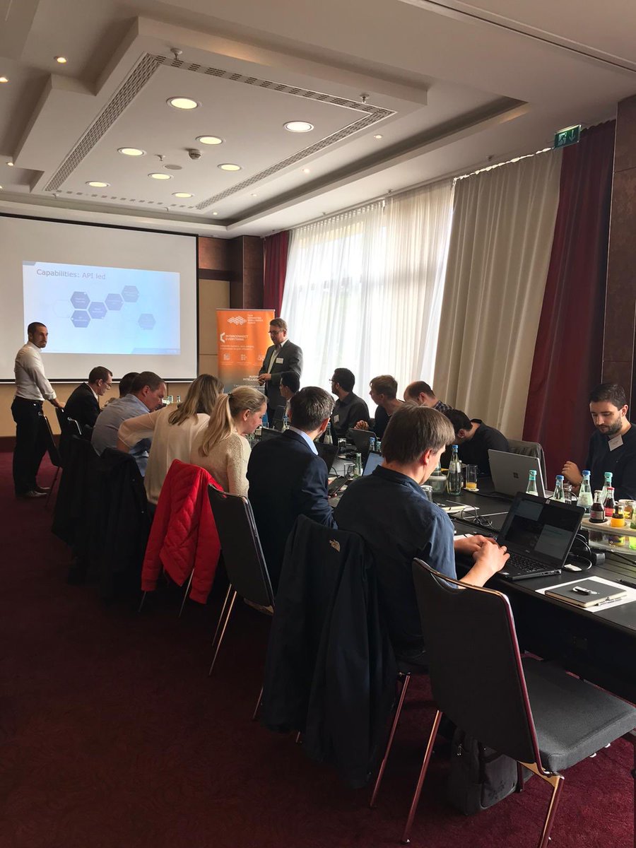 AmyLockley3's tweet photo. Benjamin and Timo @TIBCO present to a full crowd today at #TIBCO Cloud Integration Workshop in Frankfurt. https://t.co/bfBnSKbGXl