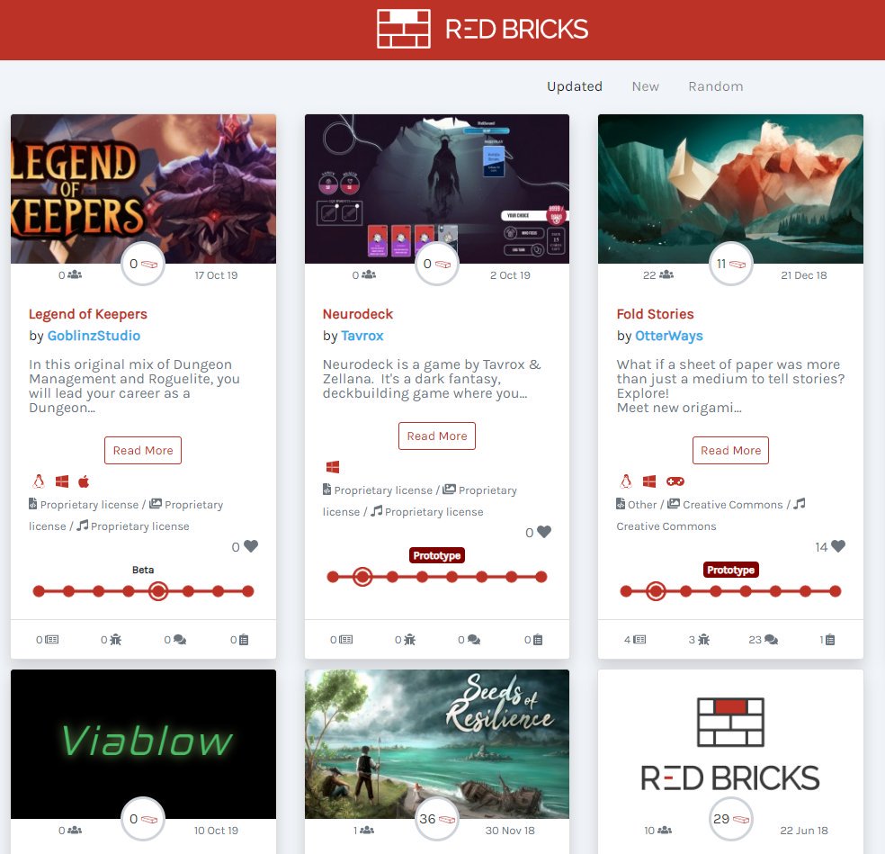 RedBricksGames's tweet photo. C'EST LE JOUR J !
RedBricks, l'AMAP des #jeuxvideo est en ligne, prête à faire vivre et accueillir plein de nouveaux projets ! 
Rejoignez-nous sur https://t.co/efVvCoHv9O et lançons-nous ensemble dans l'aventure de la création communautaire !
#crowdsourcing #indiedev #indiegames https://t.co/dEQtFmsFUS