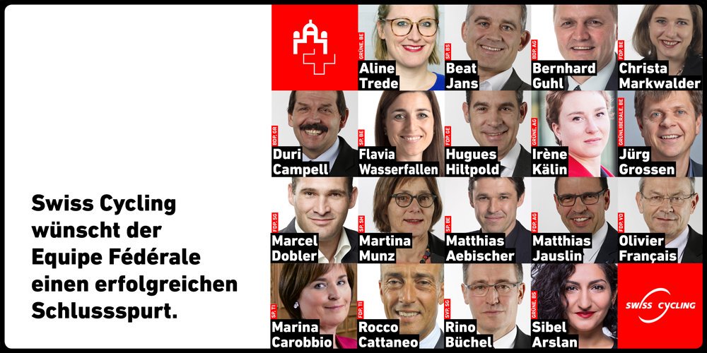 #EF2019 #radgruppebundeshaus

@alinetrede @BeatJans @BernhardGuhl @ChristaMarkwald @duri_campell @FWasserfallen @hhiltpold @KaelinIrene @Juerg_Grossen @Marcel_Dobler @MartinaMunz @M_Aebischer @JauslinMatthias @OliFrancais @MarinaCarobbio @RoccoCattaneo @SibelArslanBS