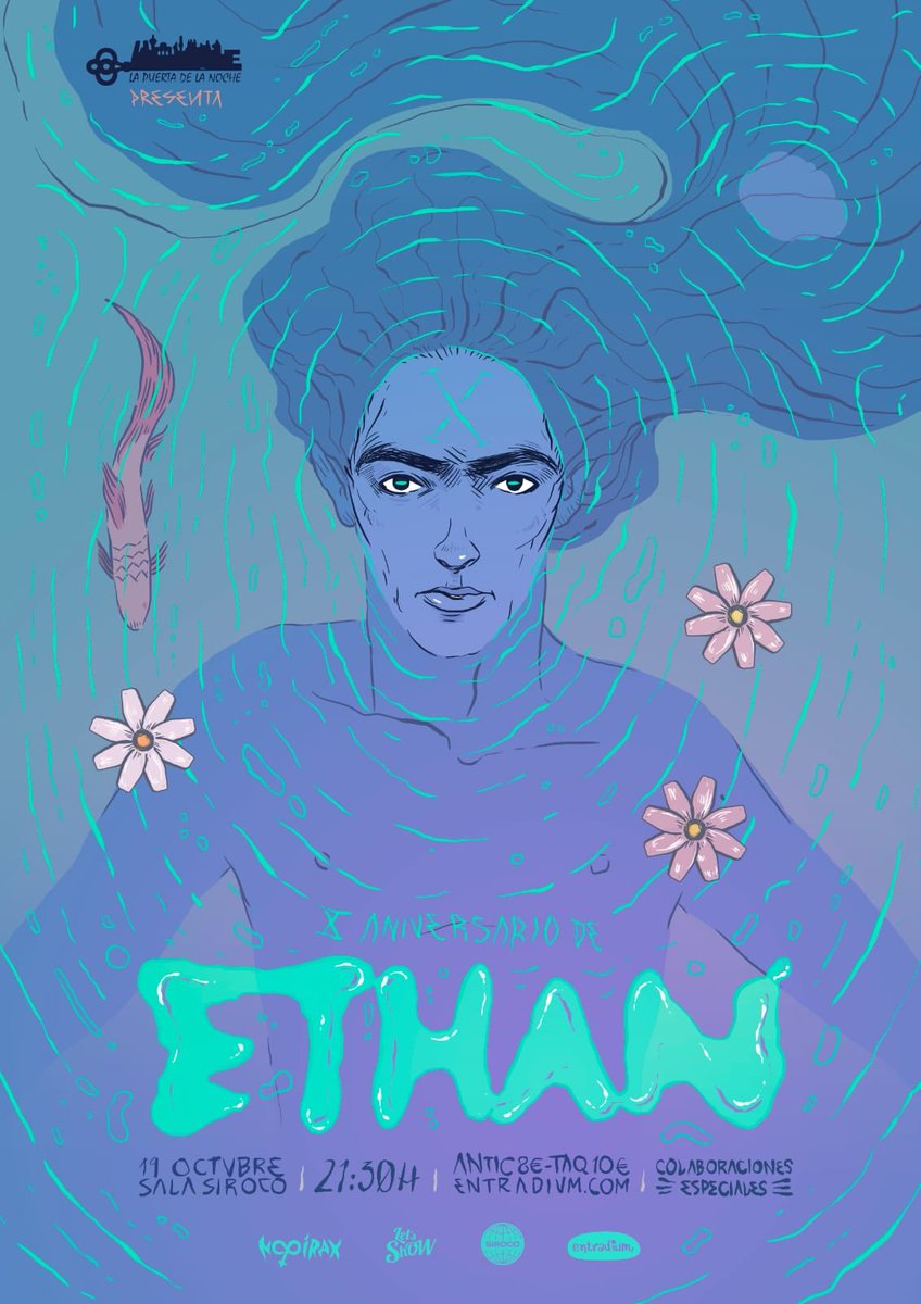 nooirax's tweet photo. Este sábado @EthanBand celebran su X aniversario en @SirocoSala #madrid Anticipadas en @entradium https://t.co/W5wMqTYPaJ
