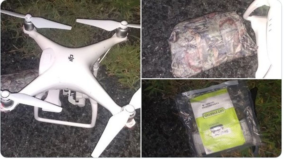 CorrectionsRPT's tweet photo. Dozens of drones have been spotted near Virginia prisons. At least one was carrying drugs. https://t.co/kDZ0oPztOy https://t.co/K7h4QLnH2l