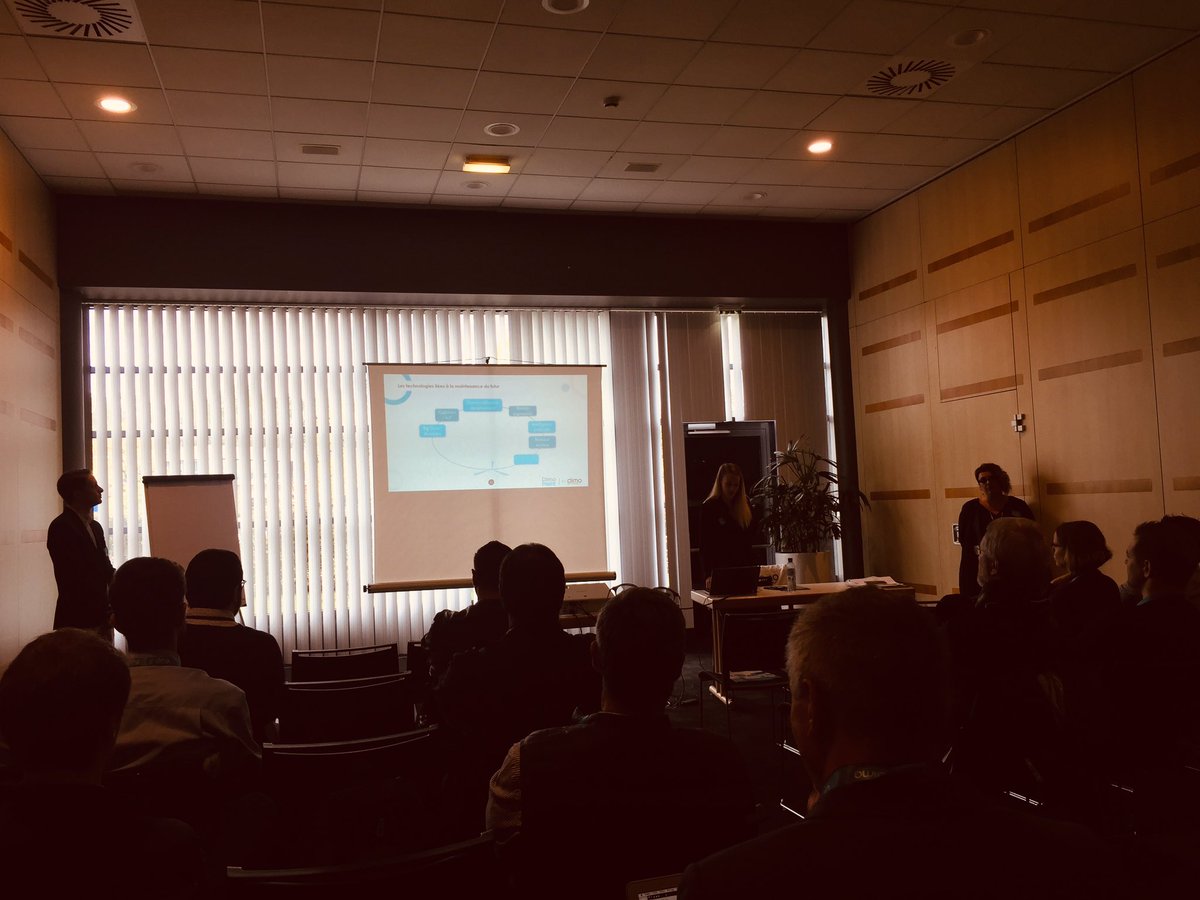 VSACENDA's tweet photo. #forumdimo Une présentation concrète et dynamique de nos solutions de #GMAO @dimomaint et une vision sur les technologies liées à la #maintenancedufutur @JulieDubief https://t.co/ojQYv9aniT