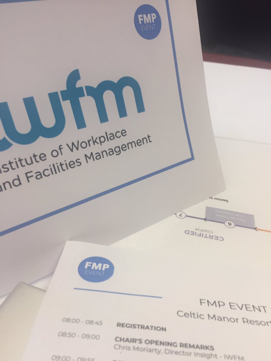 Great day at the #FMPEVENT with <a href="/ChrisMoriarty3/">Chris Moriarty</a> chairing #IWFM