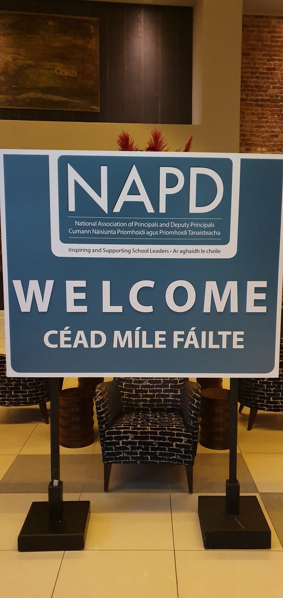 gaafutureleader's tweet photo. We are delighted to be here at the @NAPD_IE Conference to discuss the GAA/PDST Future Leaders Programme with Principals and Deputies. A huge thank you to @NAPD_IE for the opportunity to address the audience. https://t.co/vBx8gkt7c0