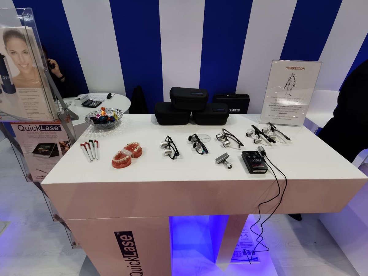 QLQW's tweet image. Come and say hi 👋🏼 to the Quicklase team on stand K78. We have our lasers, Loupes and whitening  #dentalshowcase #bdia