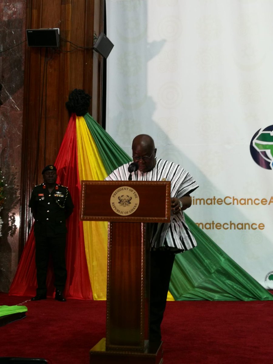 ClimateChance's tweet photo. "It's time to deal with the phenomenon more aggresively that we have in the past, #ClimateChange is a major challenge for the realization of #SDGs " says President of the Republic of Ghana Nana Akufo Addo

#SDGs
#climatechange
#climateaction https://t.co/RxlfxxfdmW