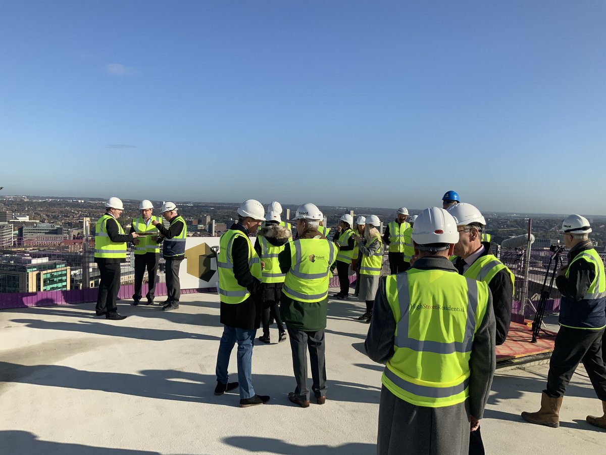 Tolentplc's tweet photo. What a day for the @highstreetgroup topping out ceremony at @HadriansTower 😻 ... 

#toonstallesttower #bubblesatthetop https://t.co/1LBufjVkbA
