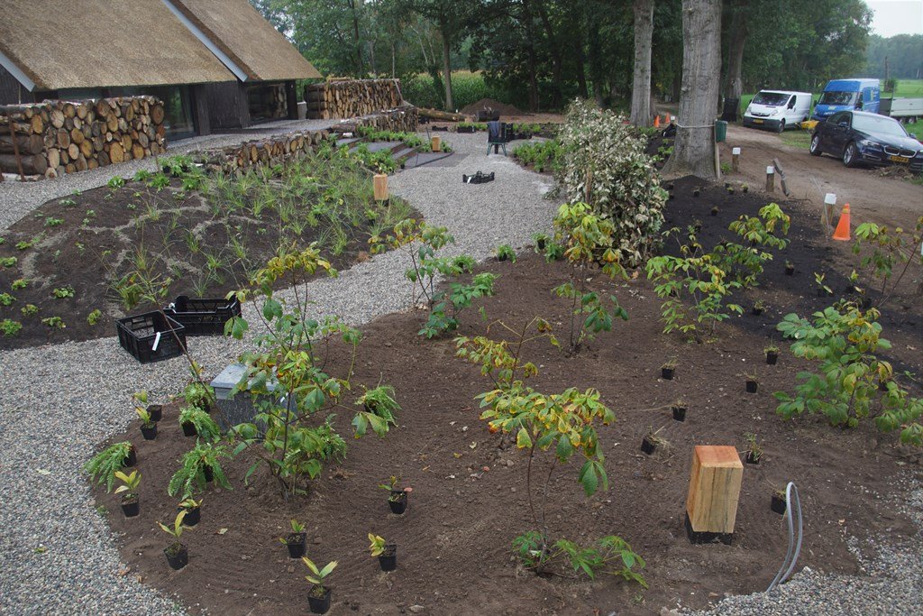 VOH_Appeltern's tweet photo. De finishing touch; het inzaaien en inplanten van deze natuurlijke tuin in Vught.
De beplanting sluit mooi aan bij het huis en omringende landschap. De bloemrijke graslandmengsels en bloembollen zorgen ervoor dat er jaarrond wat te genieten valt.

Nog wel even geduld hebben...! https://t.co/vIVkYGXMf9