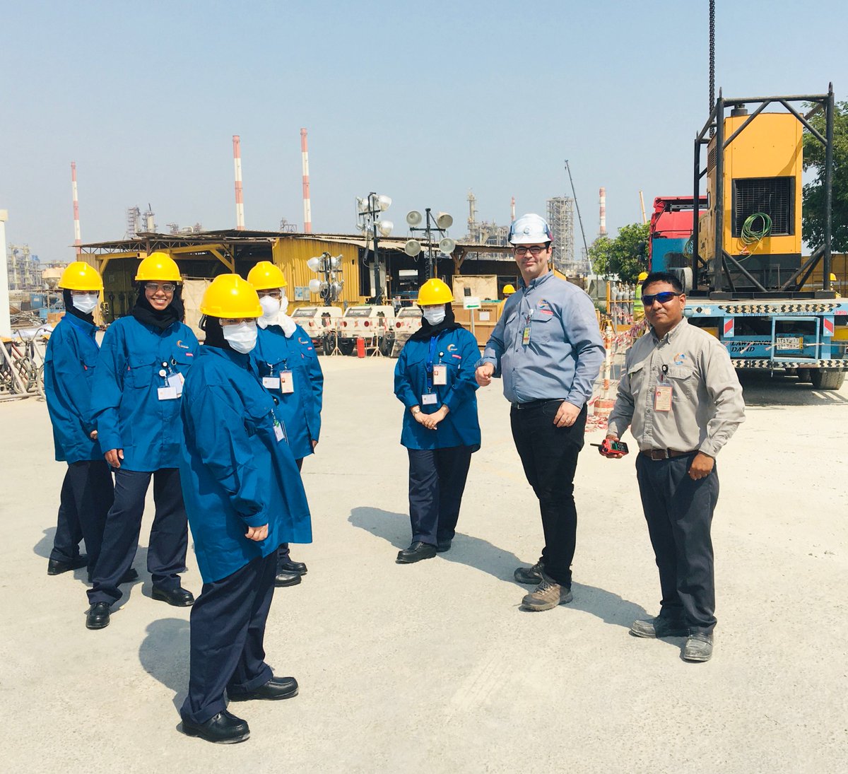 ANABEEB_Company's tweet photo. Understanding projects will increase their productivity and enhance performance. ANABEEB Female employees showed interest to visit on-going projects. We would like to thank these ladies for their visit and looking forward to more participation in the near future.

#Anabeeb #E2ES https://t.co/jMrfPB0MTB