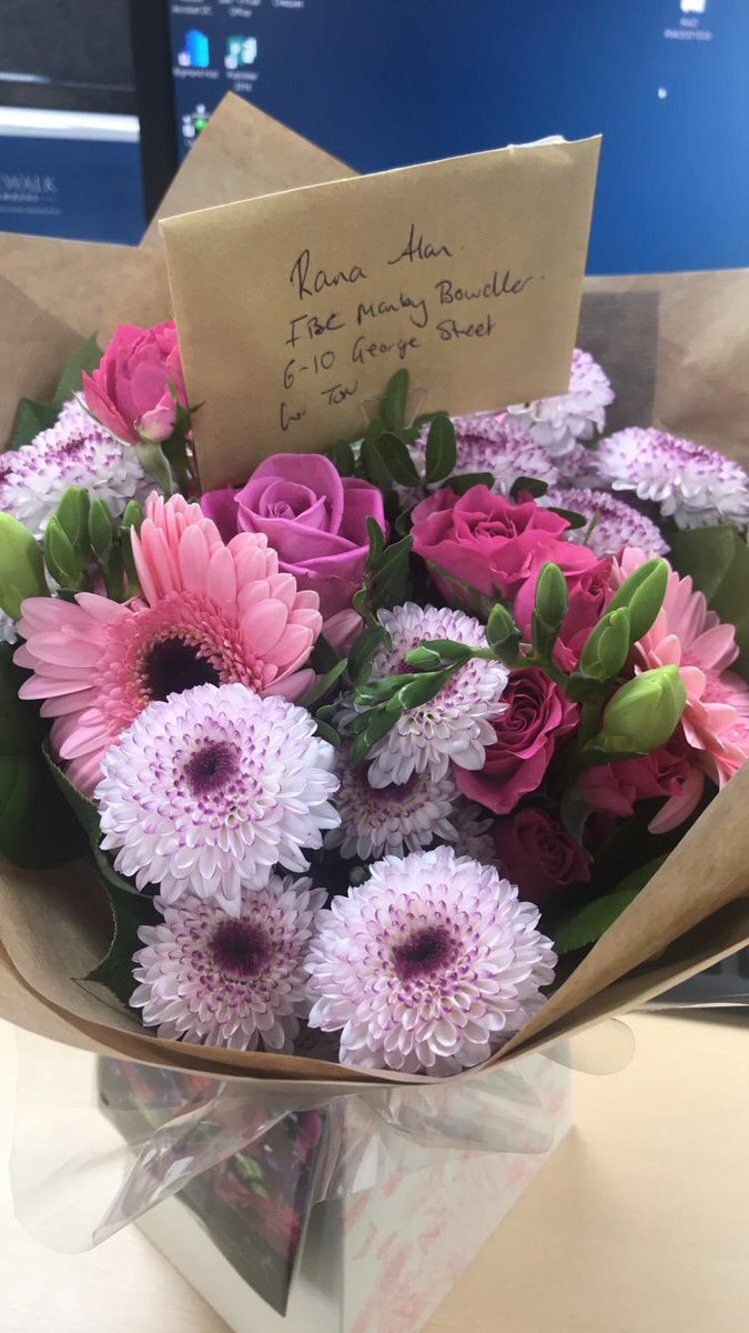 FBCMBPI's tweet photo. What a lovely gift from a happy client today! 💐 

#stellarservice #clients https://t.co/UmSmX3SeQM