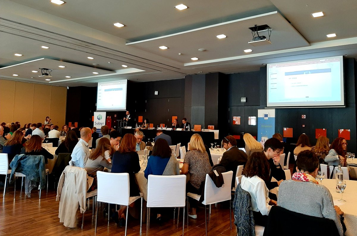#ErasmusEntrepreneurs team in #Granada with fellow colleagues of <a href="/EU_EASME/">EASME - Executive Agency for SMEs</a> <a href="/EU_Growth/">Internal Market, Industry, Entrepreneurship & SMEs</a> and 200 intermediary organisations of <a href="/EYEprogramme/">Erasmus for Young Entrepreneurs</a>. Now listening to the great stories of our EYE #entrepreneurs!