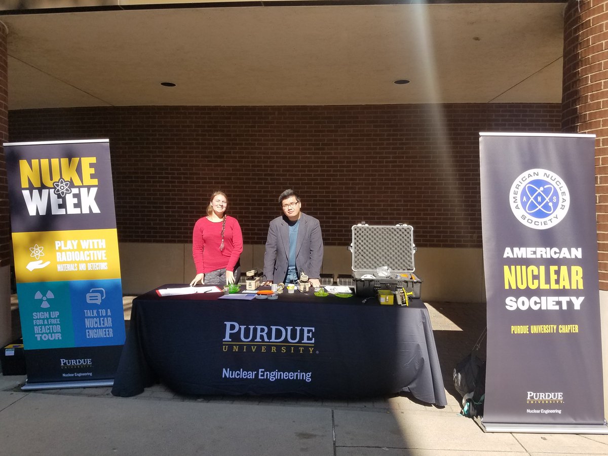 Come get your daily dose of radiation at the engineering fountain today until 3:30! An image from Monday: