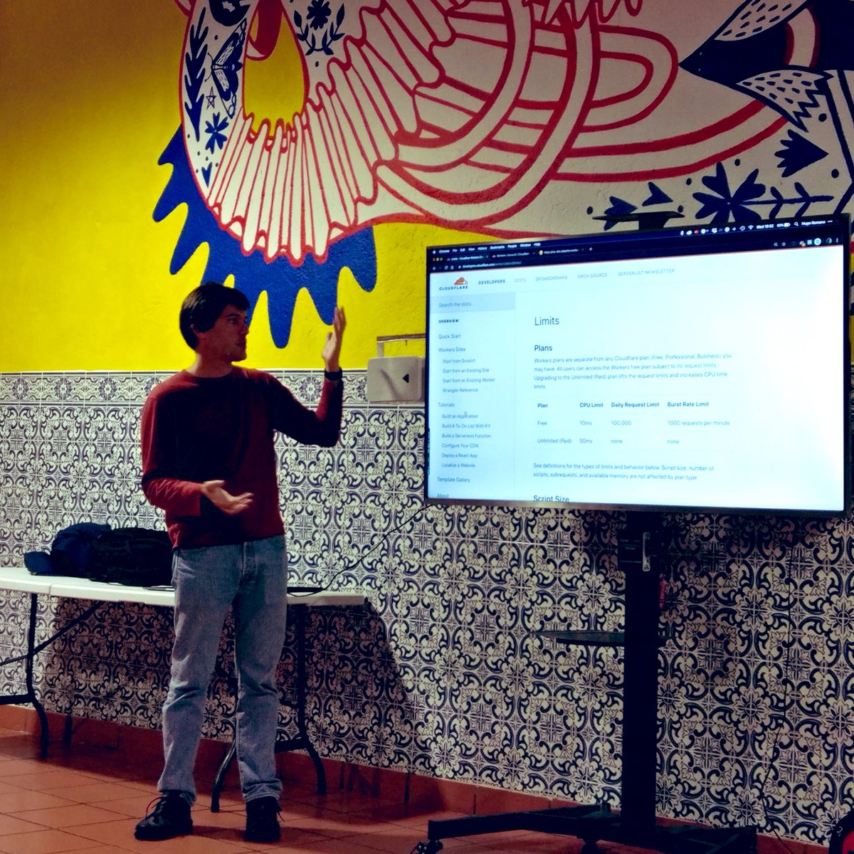 adaptive's tweet photo. #MadeiraTech #meetup 16
🎙Radical openness: Practices and Learnings from Open-source for Large-scale collaboration by @pgte
⭐️Cloudflare Workers Sites from static to the edge by @adaptive
💝Sponsored by @Cloudflare @CoworkFunchal https://t.co/pveGMVK97k