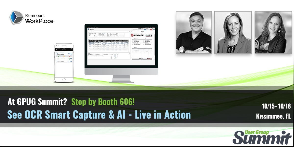 Paramount WorkPlace on Twitter "At GPUG Summit Today? See How
