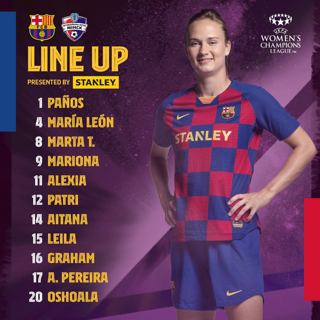 👥 11 <a href="/FCBfemeni/">FC Barcelona Femení</a> OFICIAL #BarçaMinsk