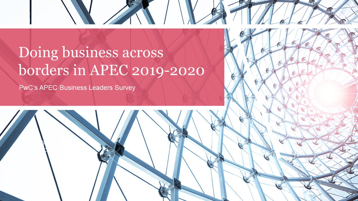 This year marks the 10th anniversary of our partnership with the APEC CEO Summit. As exclusive Knowledge Partner, we'll unveil our APEC Business Leaders Survey during the Summit in Santiago, Chile. Stay tuned! #PwC #APECChile2019 pwc.to/APEC-pre