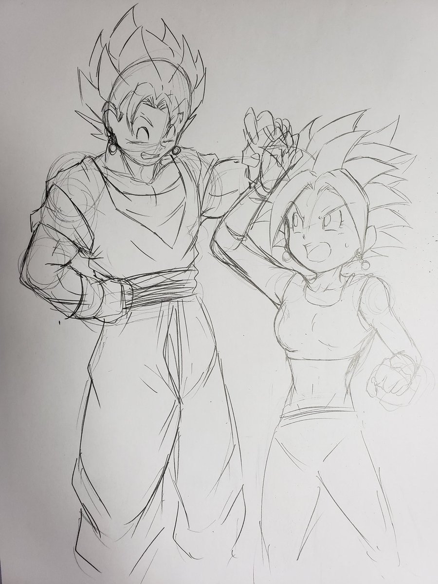 Dbz Twitterissa ベジット いやぁ うちのガキどもはフュージョン フュージョンってポタラ使う気が無いみたいでよ ポタラ仲間が増えて嬉しい ケフラ 仲間じゃねぇし ってかいちいち後ろから頭撫でようとすんな 鬱陶しんだよ みたいな和やかなイラスト