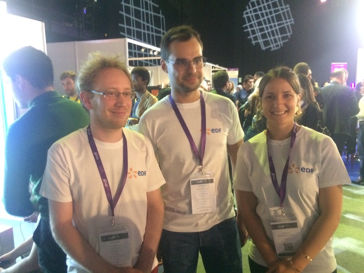 JY_MOISE's tweet photo. Félicitations aux 3 premiers développeurs de la #TeamEDF d’⁦@EDFofficiel⁩ sélectionnés pour la finale du #MDF19. https://t.co/mpXOhtMIBQ