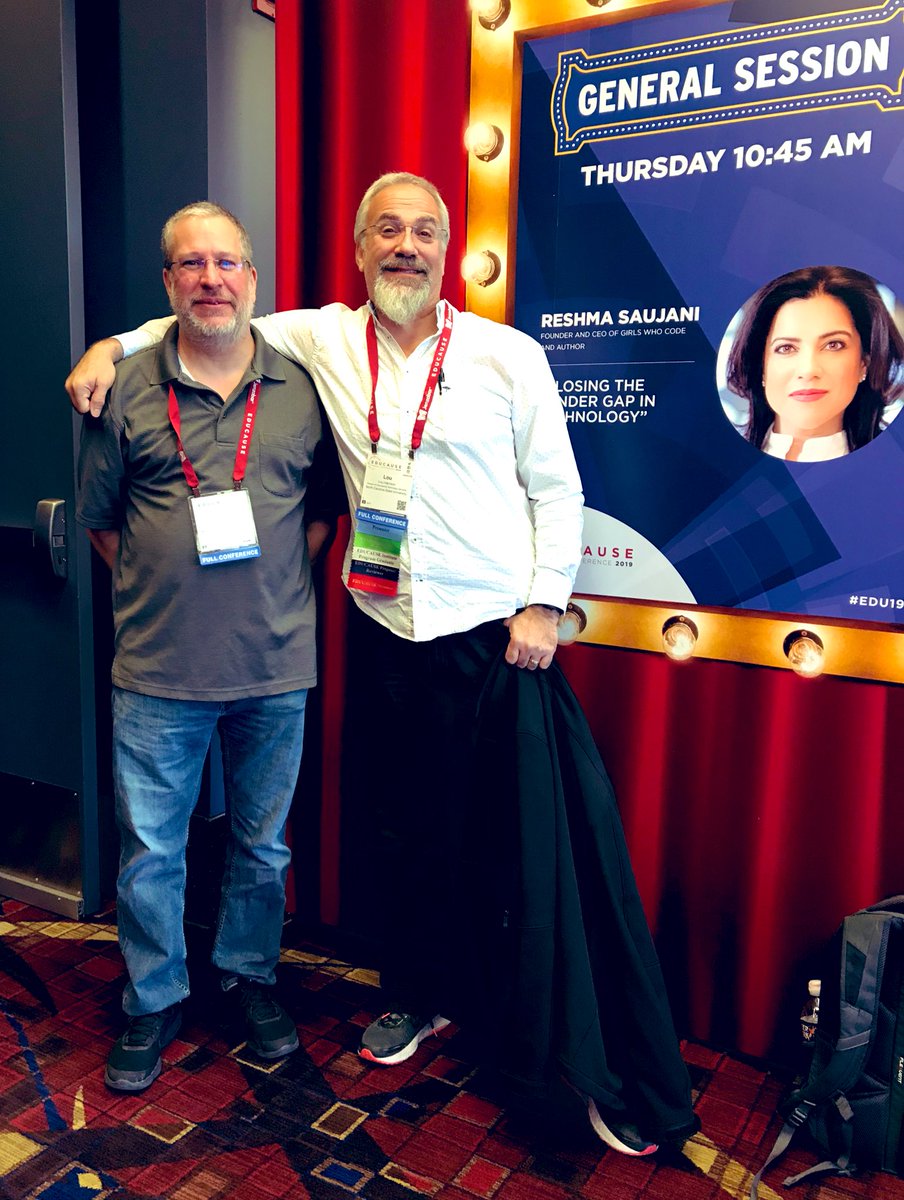 dtpetherncsu's tweet photo. #EDU19 #educause19 #colleagues @louharrison @JeffWebster17 @NCStateDELTA https://t.co/oSGKb6wBKu