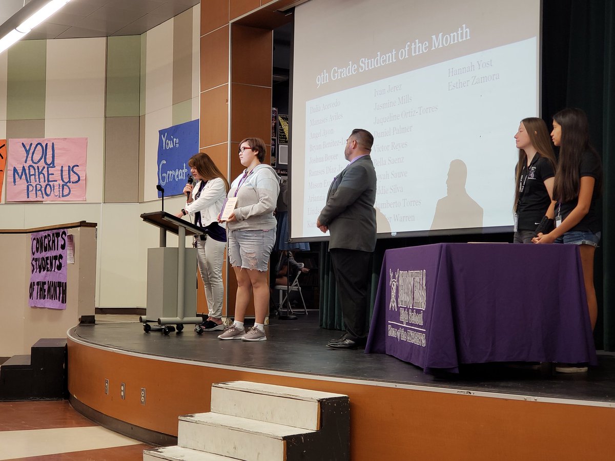 Celebrating our first Student of the Month recipients this year! #knightsdoitright #whateverittakes <a href="/SHHSRenaissance/">SHHS Renaissance</a> <a href="/shhs_principal/">Dr. David Dunn</a>
