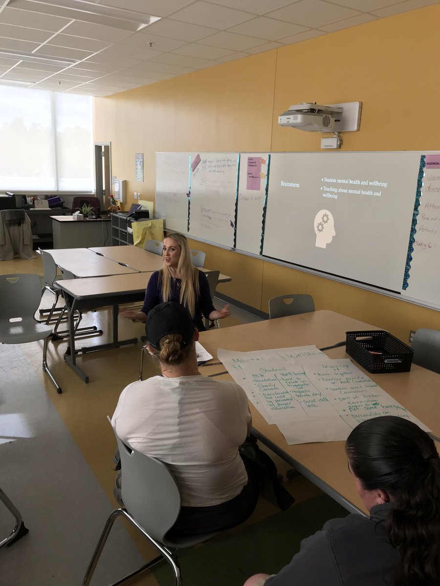Powerful workshop from Dr. Riedel from <a href="/TowsonHPE/">Towson University Physical Education</a> on teaching mental health. Thank you for supporting <a href="/BaltCitySchools/">Baltimore City Public Schools</a> HPE teachers!