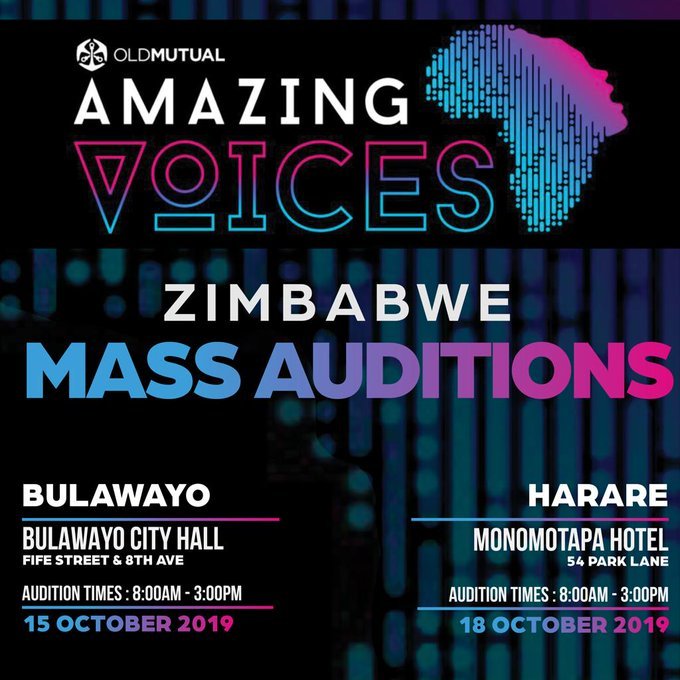 ATTENTION ATTENTION
 
If you have registered or are still to register for the #AmazingVoicesAfrica auditions happening tomorrow in 
#Harare, let us meet behind Monomutapa Hotel in the Harare Gardens grounds

Again, Meeting Point: Harare Gardens behind the Hotel 

See you there
RT