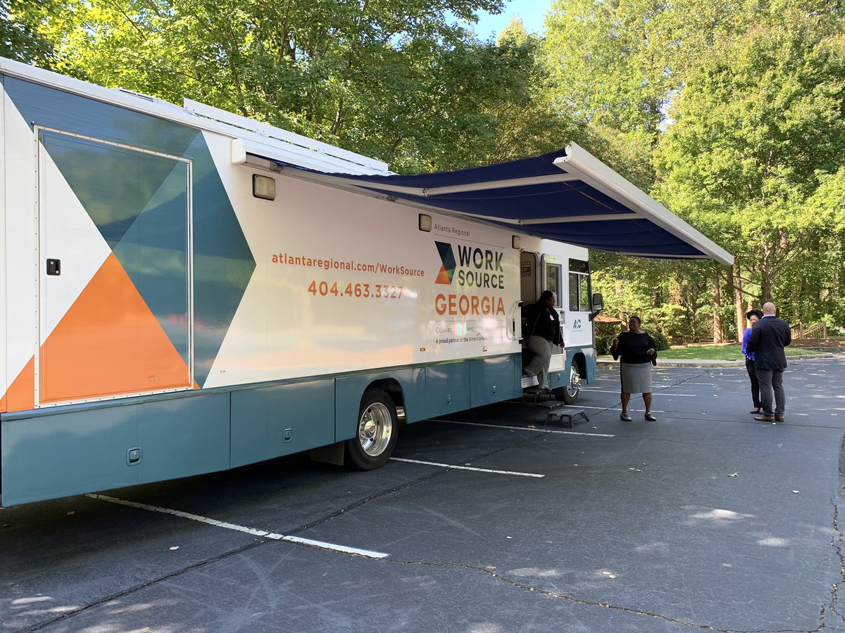Get on the job bus! Worksource Atlanta Regional’s bus spends a lot of time in Gwinnett! <a href="/PartnershipGw/">Partnership Gwinnett</a> <a href="/AtlantaRegional/">Atlanta Regional Commission</a>