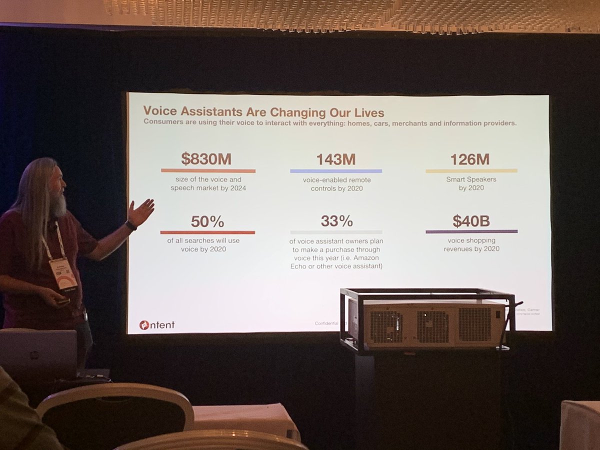 iamclaricelin's tweet photo. Future of voice assistant market in the US #OReillyAI https://t.co/kpGCY0Fxyg
