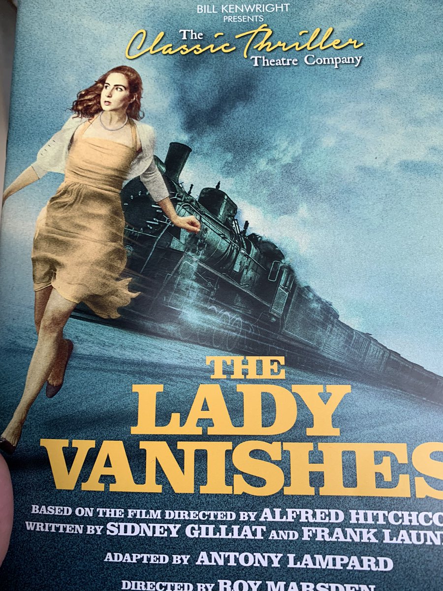 Entertaining matinee treat @DarlingtonHipp with the theatrical production of #TheLadyVanishes Terrific cast includes @ScarlettArcher @AndrewLancel #GwenTaylor #NicholasAudsley #DenisLill #MarkWynter Brill settings and effects 👏 to all involved!