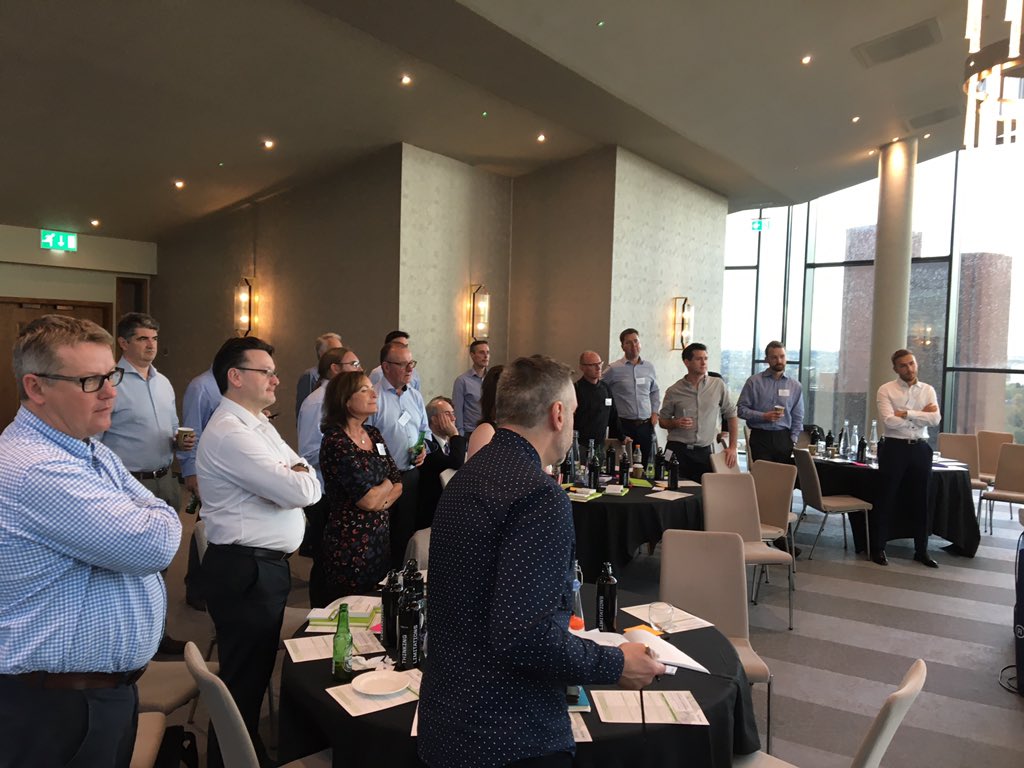 KainosEvolve's tweet photo. @AustinTanney gets everyone on their feet to talk about @KainosSoftware’s fantastic achievements in #AI in #Healthcare and gives us a taste of what’s to come!! #AIinHealthcare https://t.co/ROuTZiMUOZ