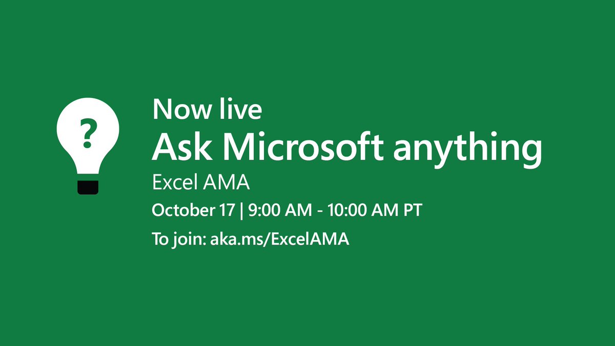 Microsoft Excel tweet media