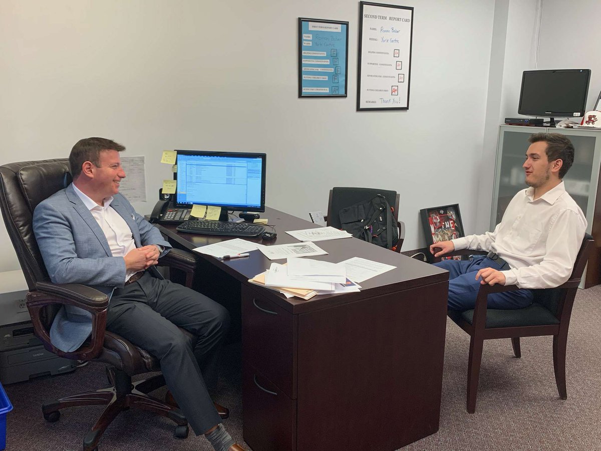 Roman_Baber's tweet photo. Few months ago I read an article on #Autism by Philip Lerner @PhilipSavLerner. Today I hosted this exceptional young man at my Constituency Office. Philip said "I am living proof that #ABAworks &amp; it should be funded". Philip is now a 2nd year Stats student at @UWaterloo #ONpoli https://t.co/KR3uID83o1