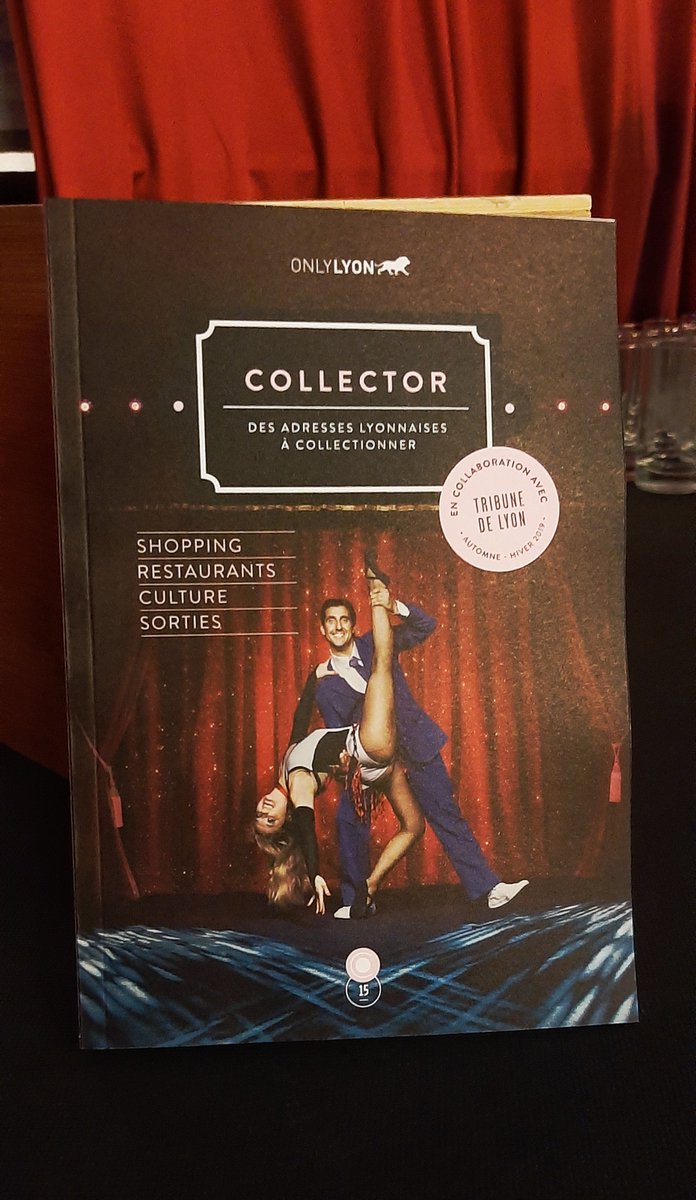 Quelle superbe une pour le nouveau guide Collector <a href="/OnlyLyon/">ONLYLYON</a>  ! 
Très heureux de cette collaboration : toujours une valeur sure ! 💕