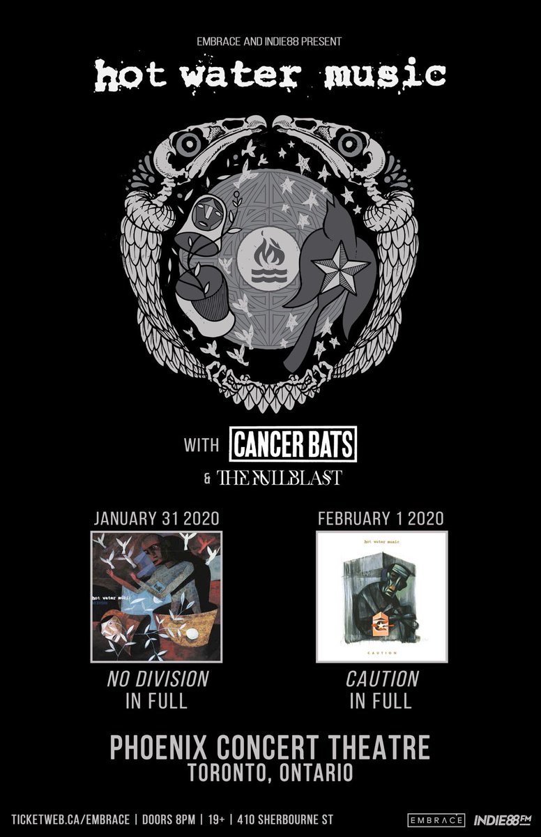 The Fullblast (@thefullblastrip) on Twitter photo Ding ding ding! We’re playing 2 shows each in Montreal and Toronto From Jan 29-Feb 1 with <a href="/HotWaterMusic/">Hot Water Music</a> & <a href="/cancerbats/">Cancer Bats</a>! Tickets and info at thefullblastrip.com! See you, arms folded, at the edge of the pit!
Montreal: facebook.com/events/2011223…
Toronto: facebook.com/events/3432700… Ding ding ding! We’re playing 2 shows each in Montreal and Toronto From Jan 29-Feb 1 with <a href="/HotWaterMusic/">Hot Water Music</a> & <a href="/cancerbats/">Cancer Bats</a>! Tickets and info at thefullblastrip.com! See you, arms folded, at the edge of the pit!
Montreal: facebook.com/events/2011223…
Toronto: facebook.com/events/3432700…
