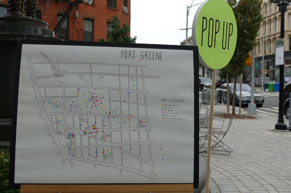 StrikeAnywhere2's tweet photo. @StrikeAnywhere2 (NYC) + @ToursSoundOrche (France)’s “Pop Up: An Artistic Treasure Hunt” had it’s US premiere in Fort Greene, Brooklyn Oct 4-6, 2019, in association w/ @IrondaleCenter, @DowntownBklyn, @franceinnyc &amp; @FABFultonBK. #BrooklynFallsForFrance #DBAF19 📷:  Amanda Hinkle https://t.co/BBLCyJGmdt